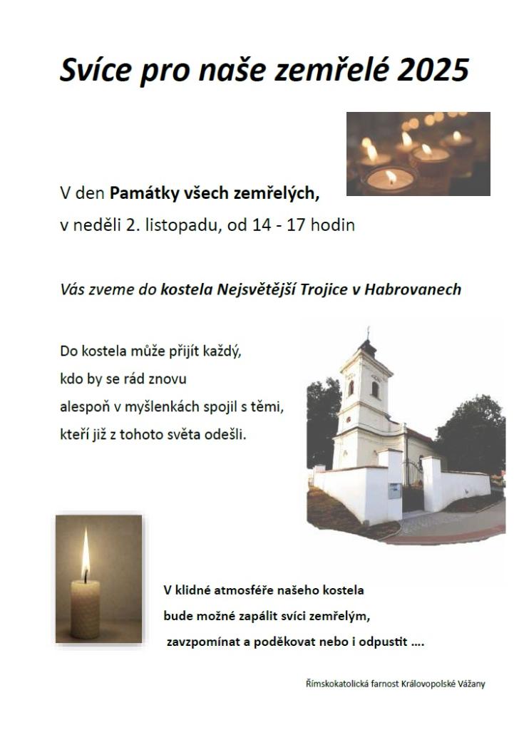 Svíce pro všechny naše zemřelé