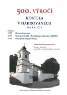 500. výročí kostela v Habrovanech